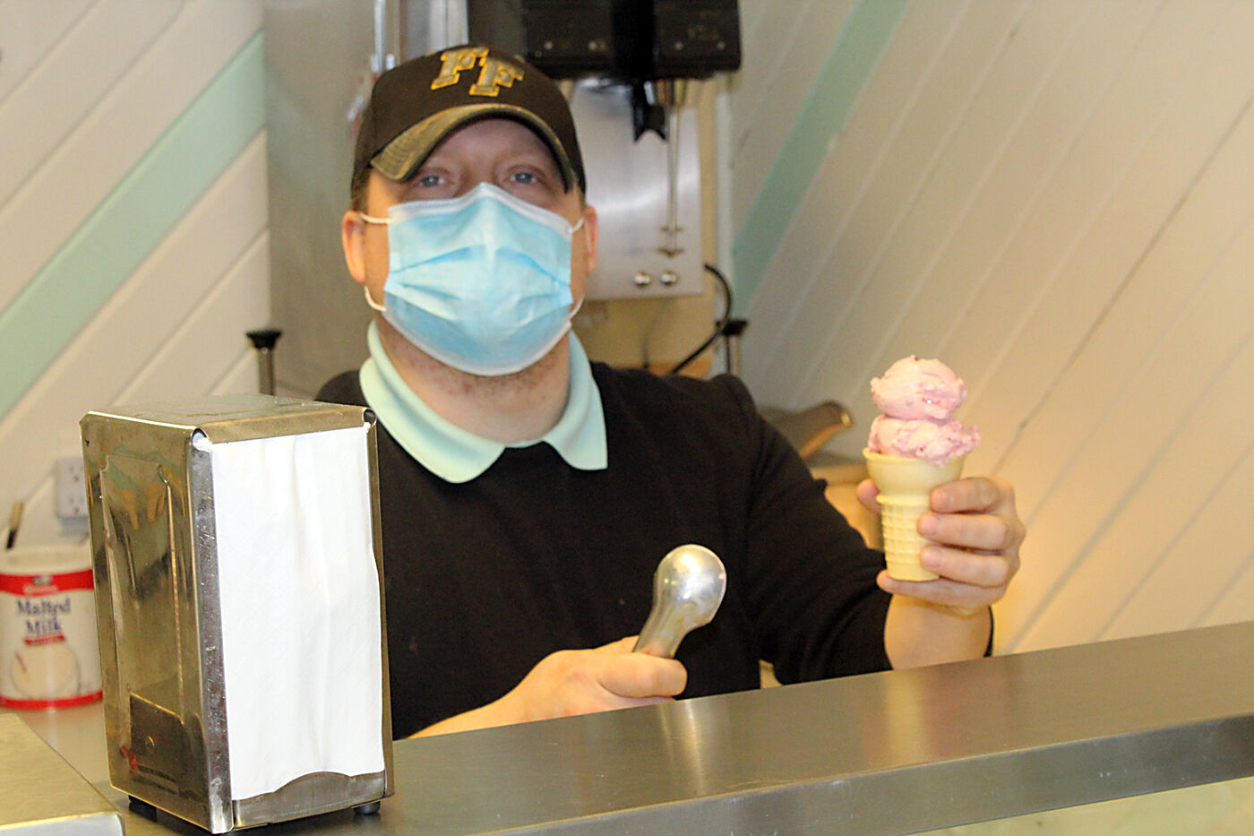 Ice cream parlor renovated